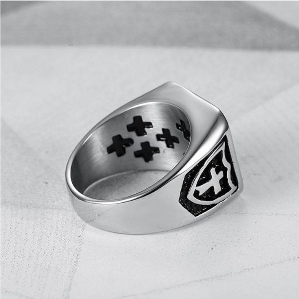 Men Punk Stainless Steel Ring Fashion Titanium Steel Jewelry Factory supply Small MOQ - Image 2