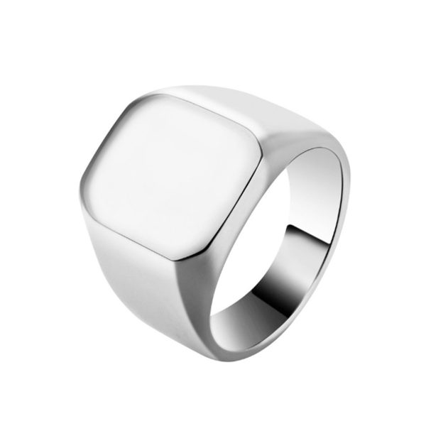 Punk 18k Gold Stainless Steel Men Medusa Rings For Men Fashion Titanium Steel Jewelry - Image 2