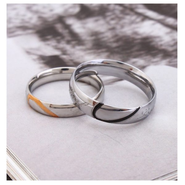 Stainless Steel Women's Ring Couple jewelry Factory Wholesales competitve price - Image 2