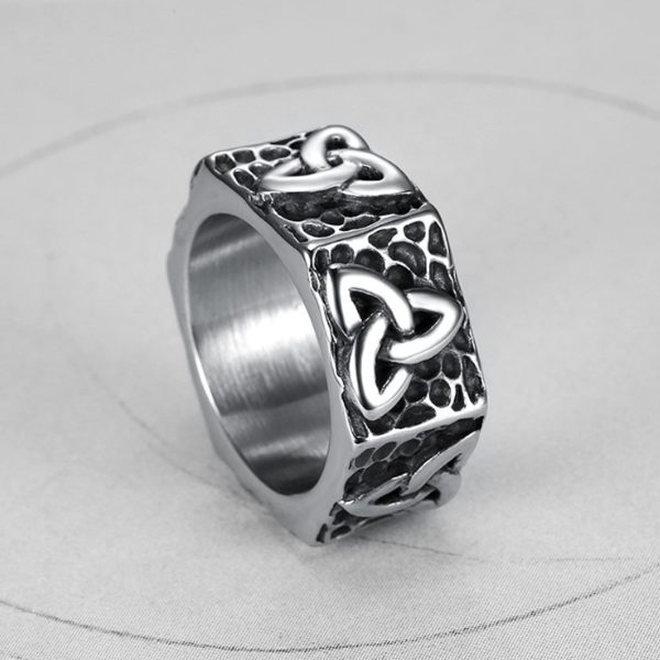 Men Stainless Steel Ring Fashion Titanium Steel Jewelry Factory Directly Wholesale - Image 2