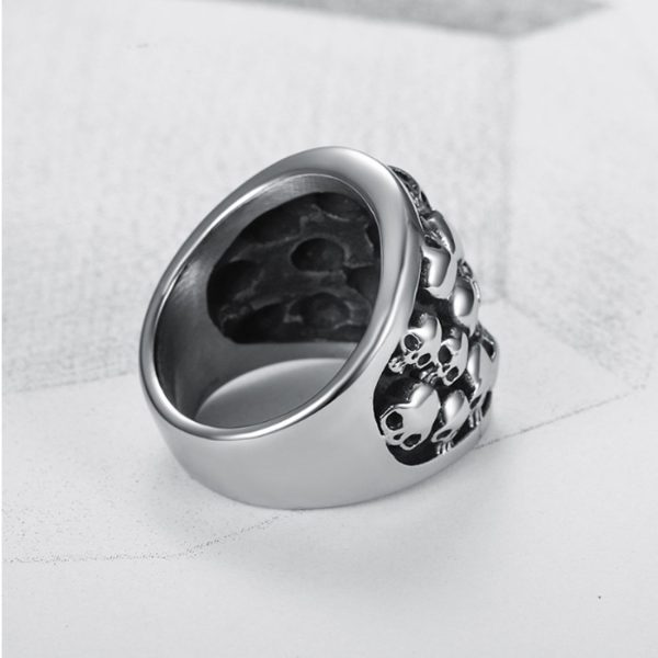 Men Stainless Steel Ring Fashion Titanium Steel Jewelry Factory Directly Wholesale - Image 4