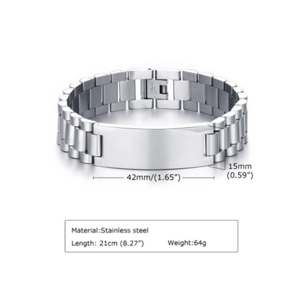 Stylish Stainless Steel Men's Bracelets Trendy Designs at Unbeatable Prices - Image 3