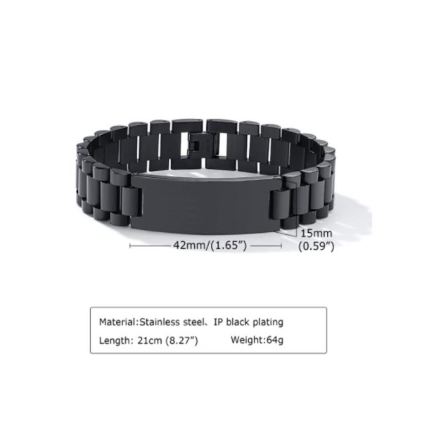 Stylish Stainless Steel Men's Bracelets Trendy Designs at Unbeatable Prices - Image 2