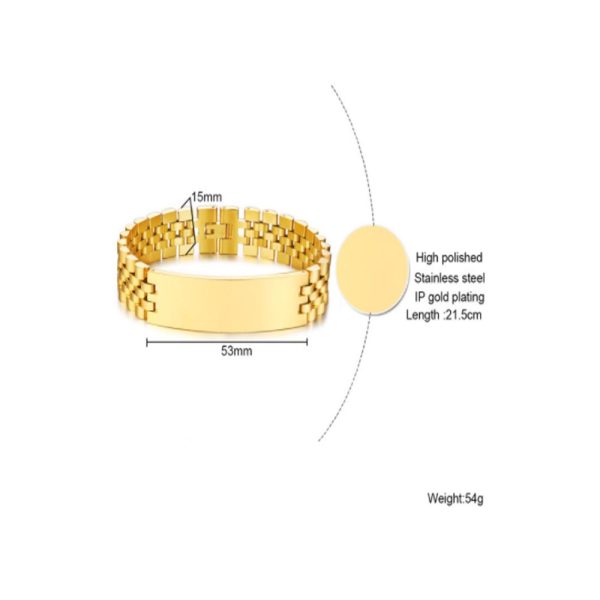 Fashion - Forward Stainless Steel Men's Bracelets: Trendy Jewelry Band - Image 4