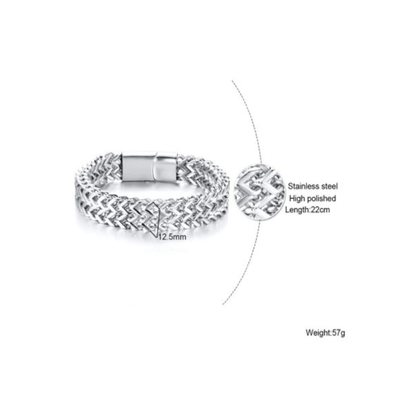 Stainless Steel Men's Bracelets Fashion Jewelry Band competitive Price Factory Wholesales - Image 3