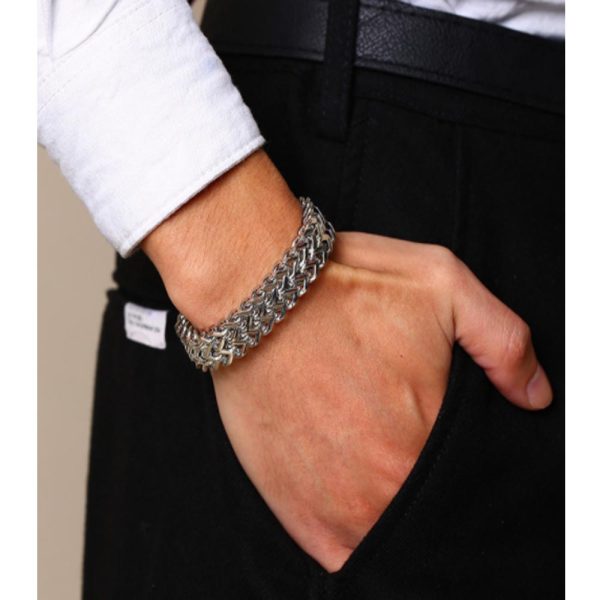 Stainless Steel Men's Bracelets Fashion Jewelry Band competitive Price Factory Wholesales - Image 4
