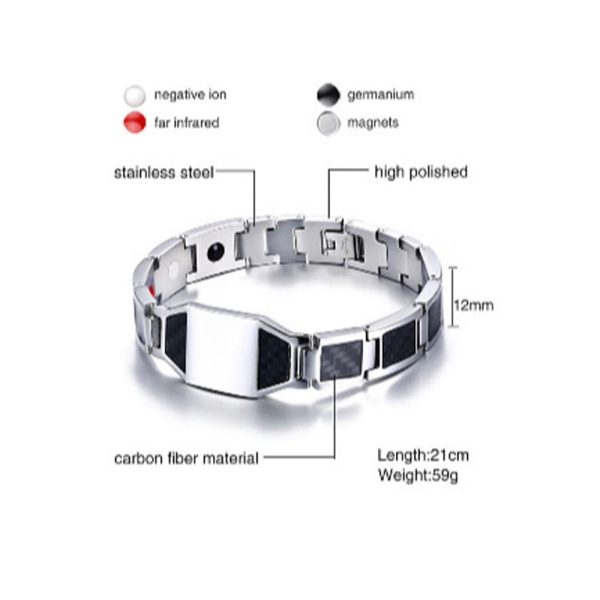 Trendy Stainless Steel Men's Jewelry Band Fashionable Bracelets Budget Factory Wholesales - Image 3