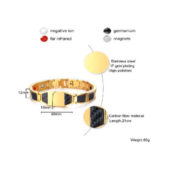 Trendy Stainless Steel Men's Jewelry Band Fashionable Bracelets Budget Factory Wholesales - Image 2