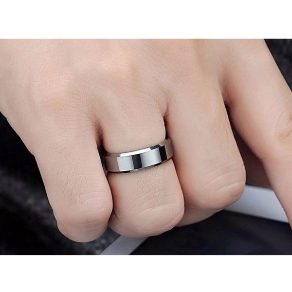 Ring 6mm men tungsten carbide factory wholesales men jewelry Factory Wholesale Price - Image 4