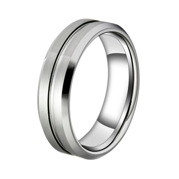 Classical Men Tungsten Crbide Ring 6/8mm Fashion Wedding Band Rings Factory Wholesale Price