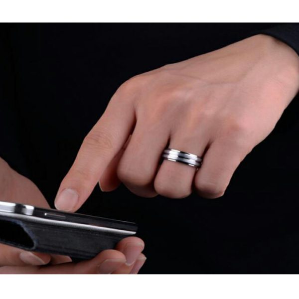 Classical Men Tungsten Crbide Ring 6/8mm Fashion Wedding Band Rings Factory Wholesale Price - Image 4