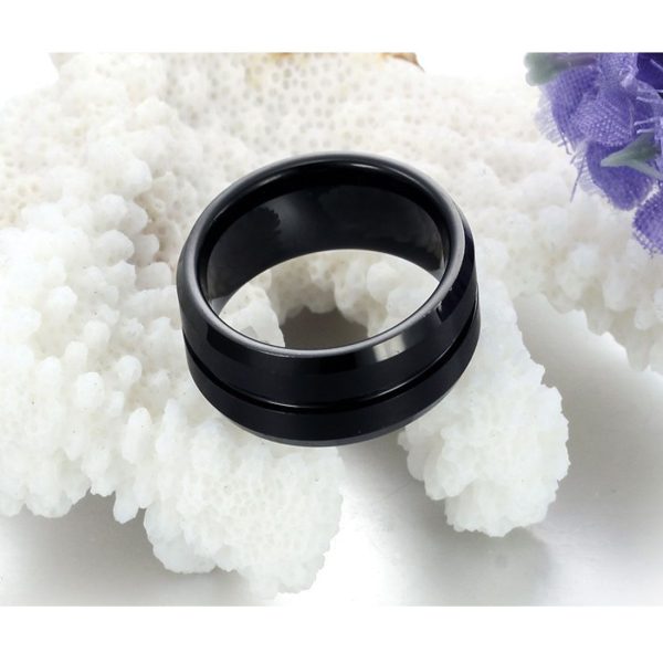 Competitive Price Tungsten Carbide Ring 8mm Classical Style Men Wedding Band Rings Fashion Jewelry - Image 3