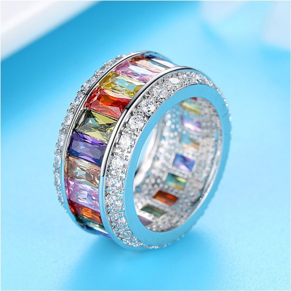 Out Designs for the Fashion jewelry Glamorous Women's Stainless Steel Ring Factory Wholesales - Image 3