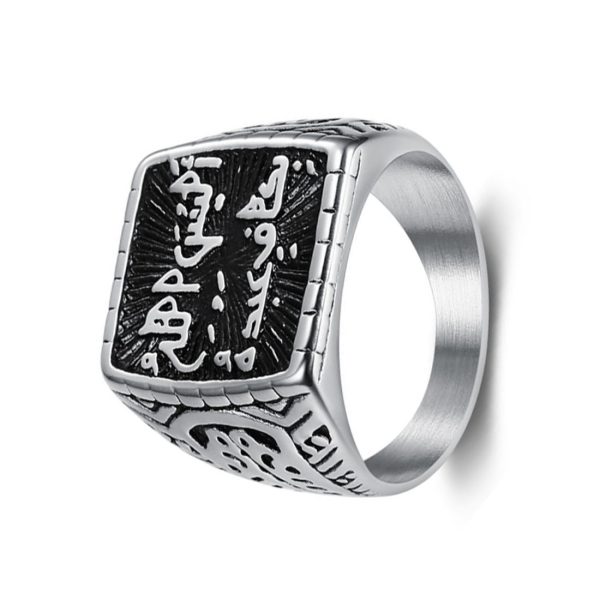 Men Punk Stainless Steel Ring Fashion Titanium Steel Men Medusa Rings For Men Jewelry