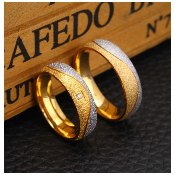Exquisite stainless Steel Women's Ring 18k Gold plated jewelry Factory Wholesales - Image 2