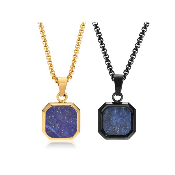 Fashion Men Silver Stainless Steel Necklace Plain Factory wholesales Pendant  for Men jewelry