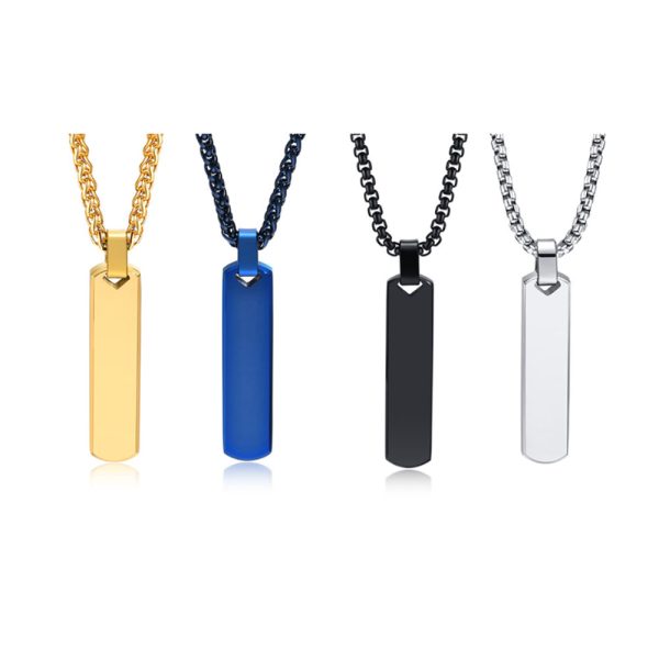 Stainless Steel Men's Necklaces Christian Pendant fashion Necklace Faith-Inspired Jewelry