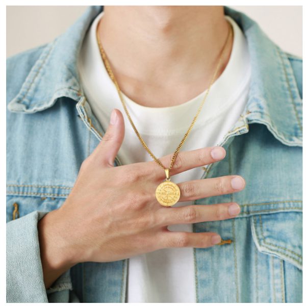 Popular Stainless Steel Men Necklace Stainless Steel Pendant for Daily Wear - Image 2