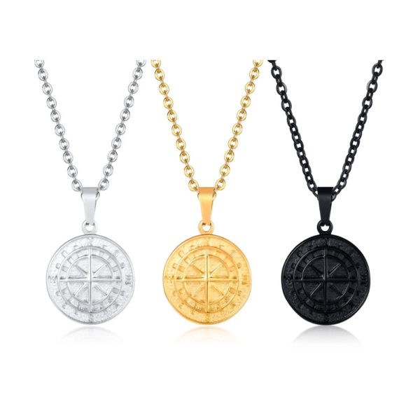 Popular Stainless Steel Men Necklace Stainless Steel Pendant for Daily Wear