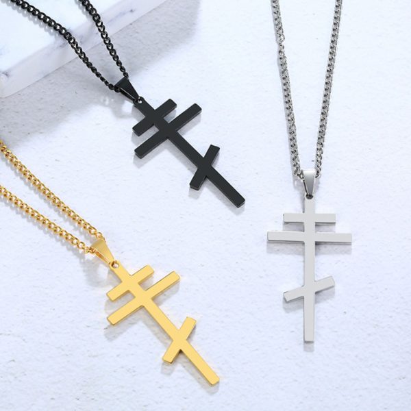 Trendy Stainless Steel Necklace Stainless Steel Pendant for men Jewelry factory - Image 2