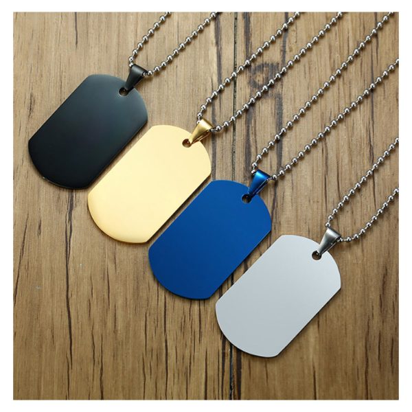 Classical Men Stainless Steel Necklace Gold Plated Stainless Steel Pendant for men Jewelry factory - Image 3
