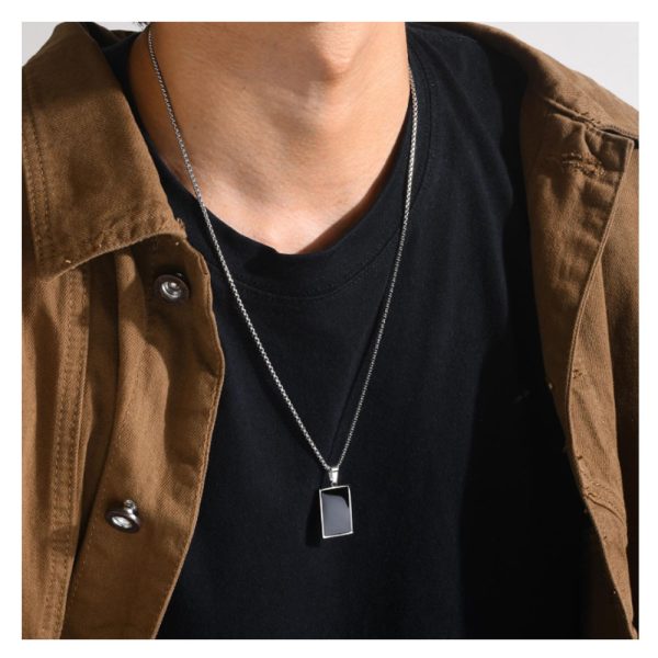 Shenzhen Factory Men Stainless Steel Necklace Stainless Steel Pendant jewelry - Image 4