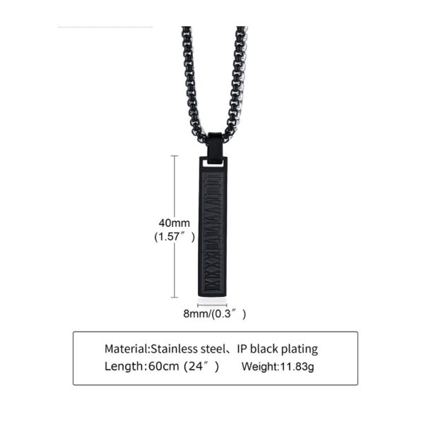 Trendy Stainless Steel Necklace Stainless Steel Pendant for Men jewelry Factory - Image 4