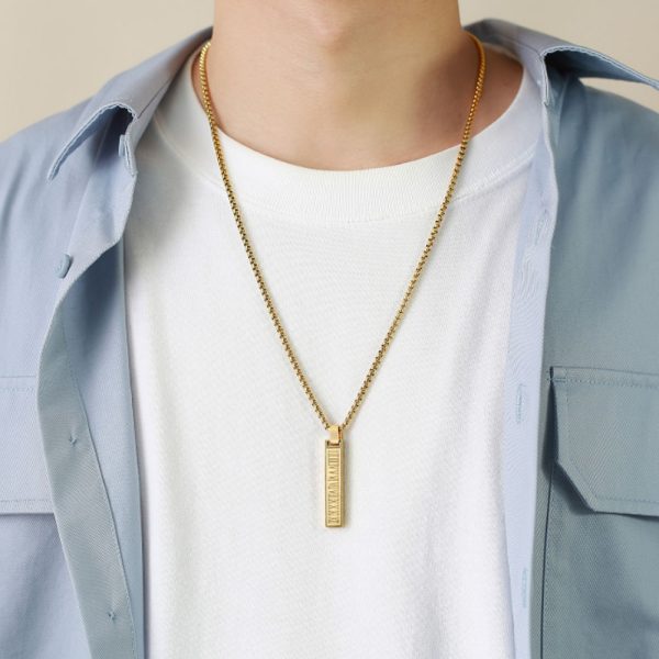 Trendy Stainless Steel Necklace Stainless Steel Pendant for Men jewelry Factory - Image 2